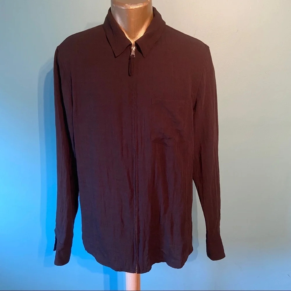 🛍️3/$30 Men’s‎ H&M  black lightweight jacket